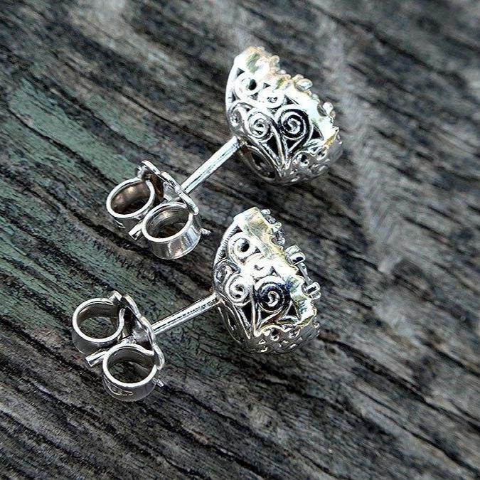 Diamond studs for women 14k gold earrings - Shilat