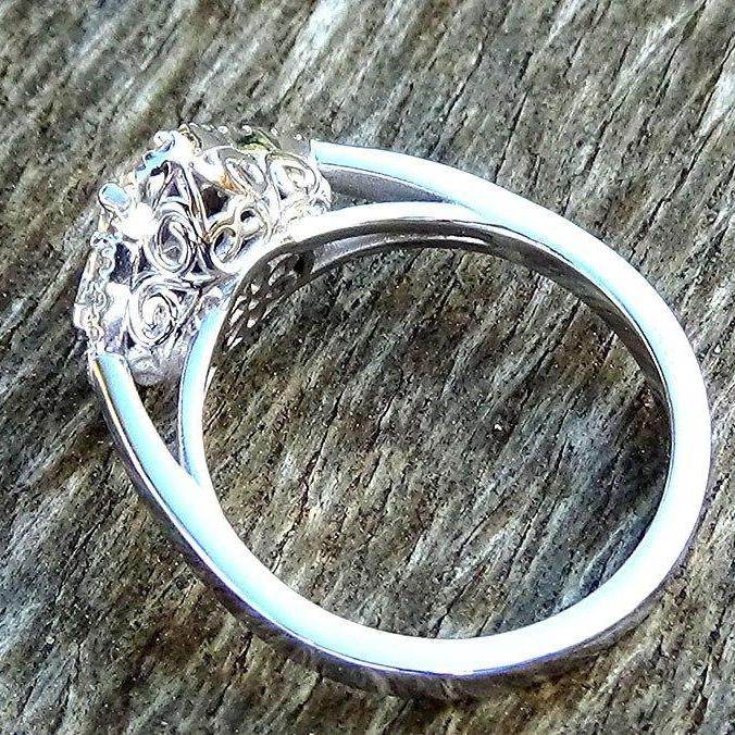 Diamond ring diamond ring 14k Natural - Shilat