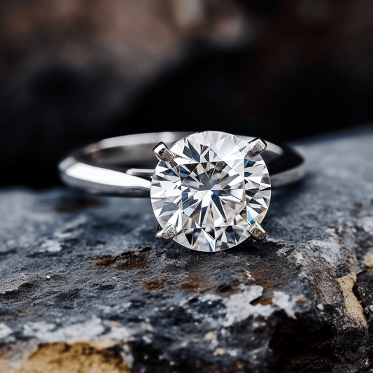 lab grown engagement ring 