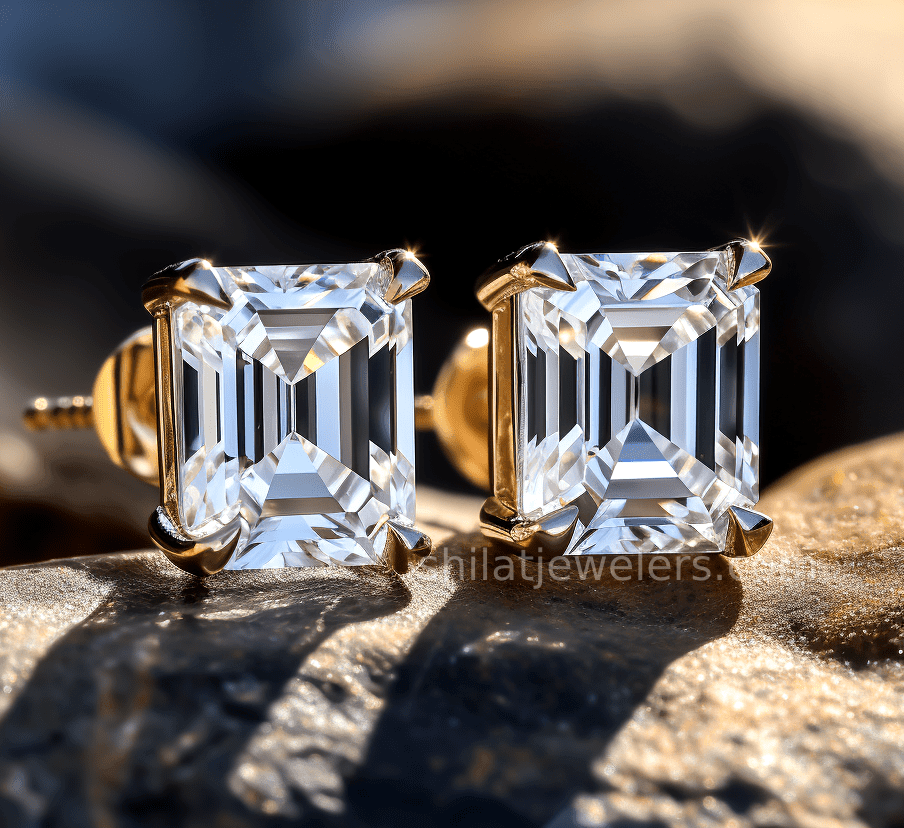 emerald cut diamond lab grown 