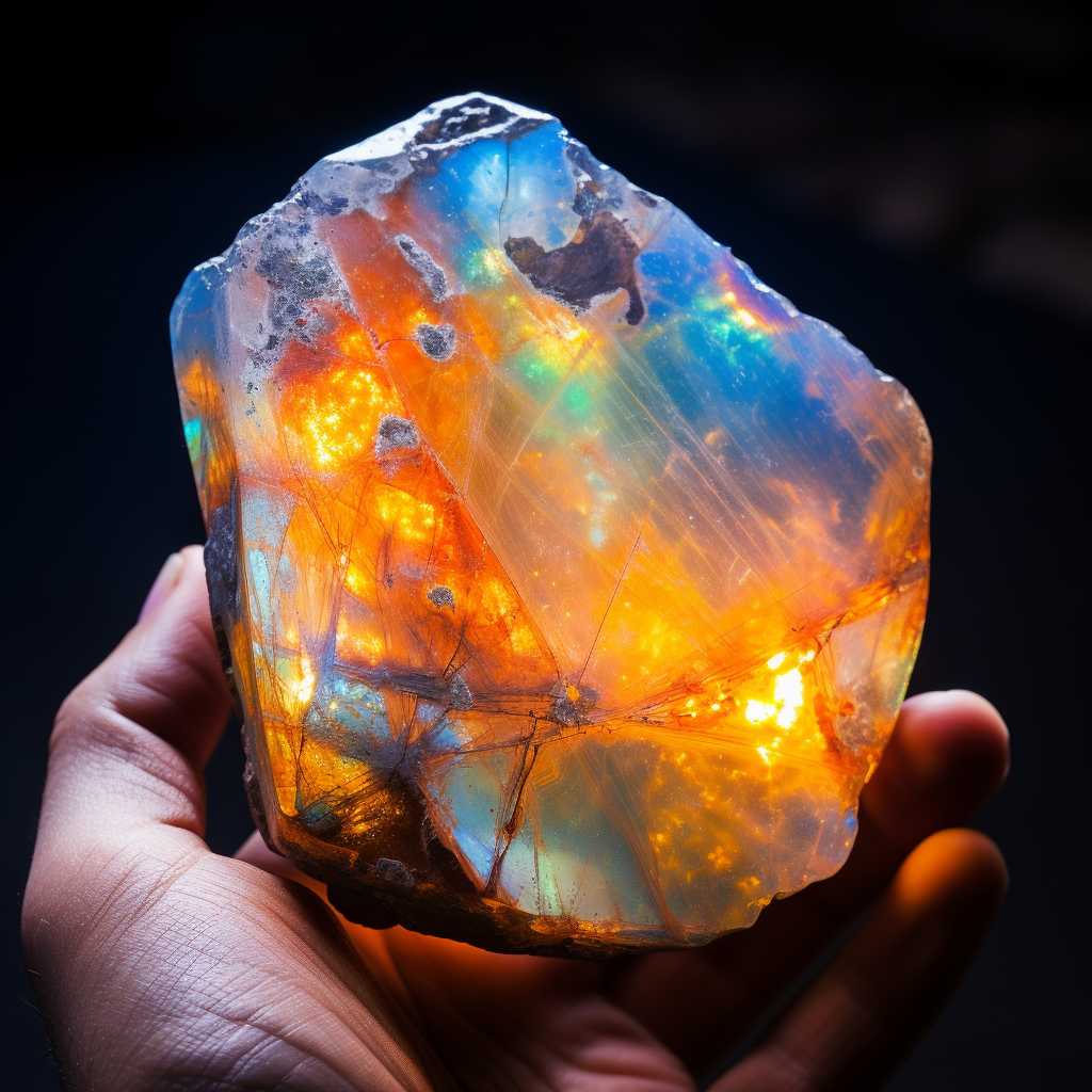 how are opals created