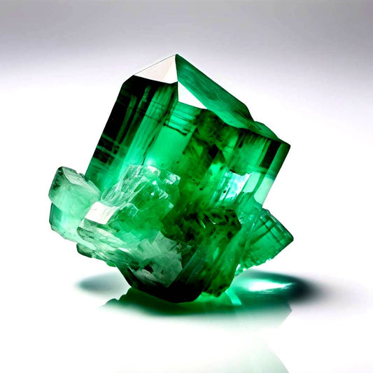 natural green emerald crystal 