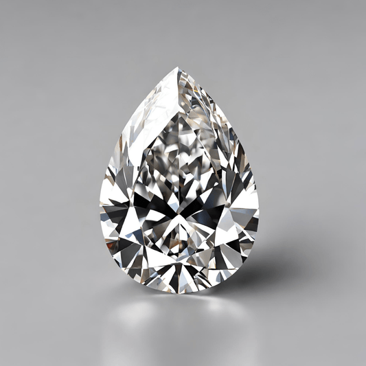 Pear cut diamond 