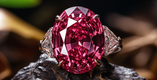 pink oval diamond 