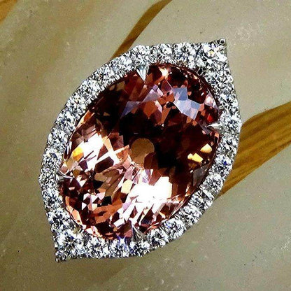 Ring with morganite - Shilat 