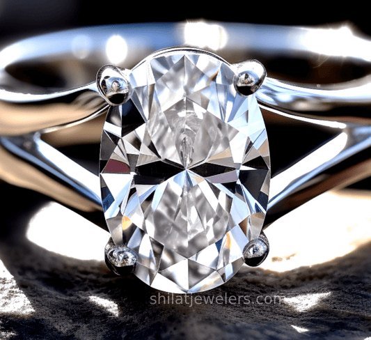best lab created engagement ring oval