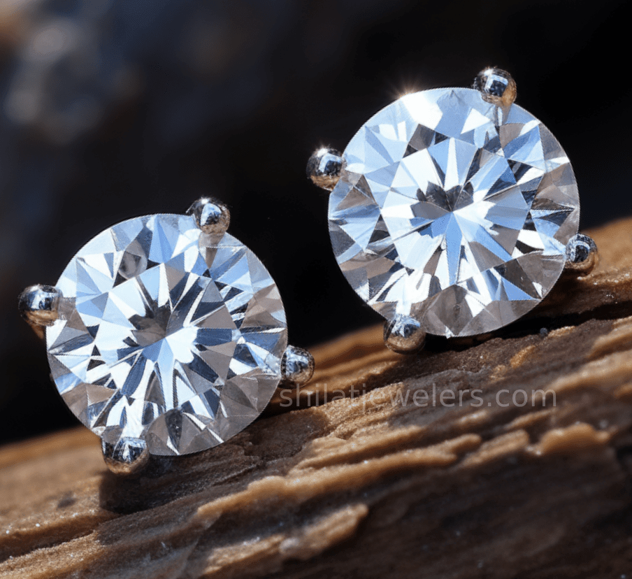 Lab diamond earrings for sale