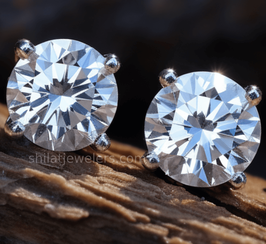 Lab diamond earrings for sale