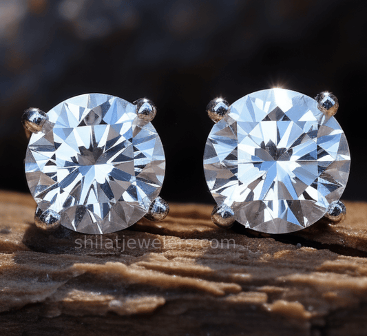 Lab diamond earrings for sale