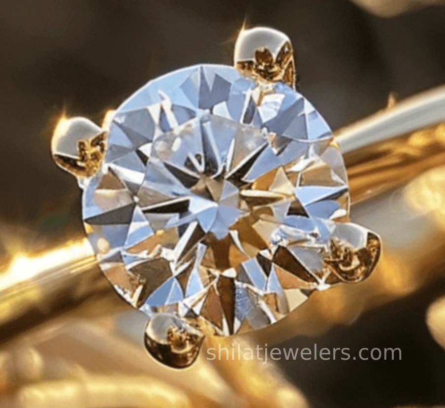 Synthetic diamond rings