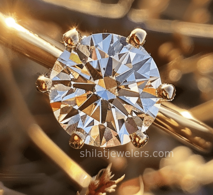 Simulated diamond engagement rings