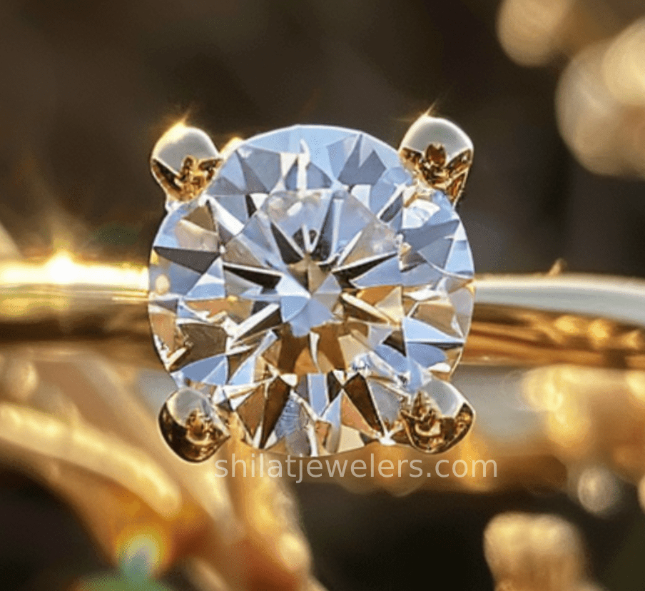 Synthetic diamond rings