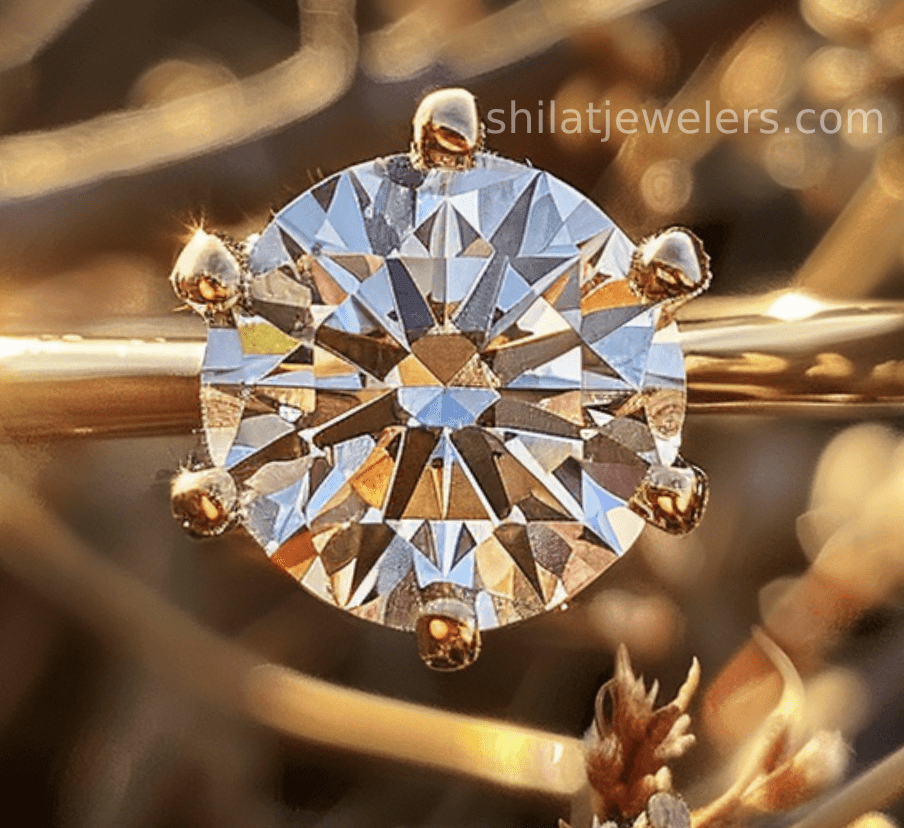 Simulated diamond engagement rings