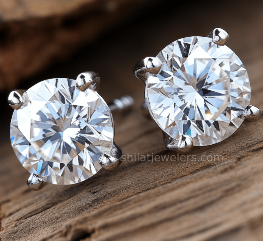 Artificial diamond earrings online
