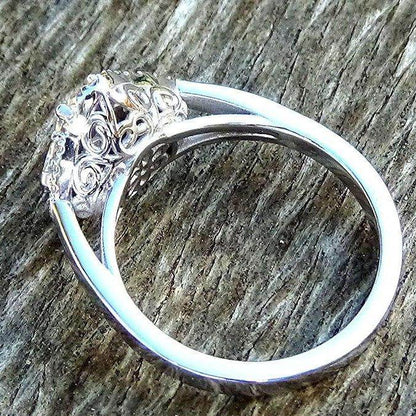 Diamond ring diamond ring 14k Natural - Shilat 