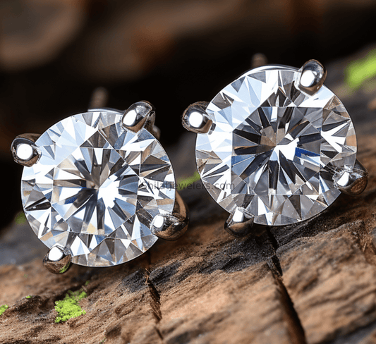 2.0 Carat lab grown diamond studs earrings - Shilatjewelers