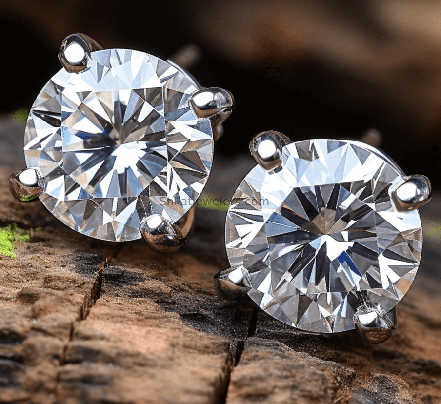 2.0 Carat lab grown diamond studs earrings - Shilatjewelers