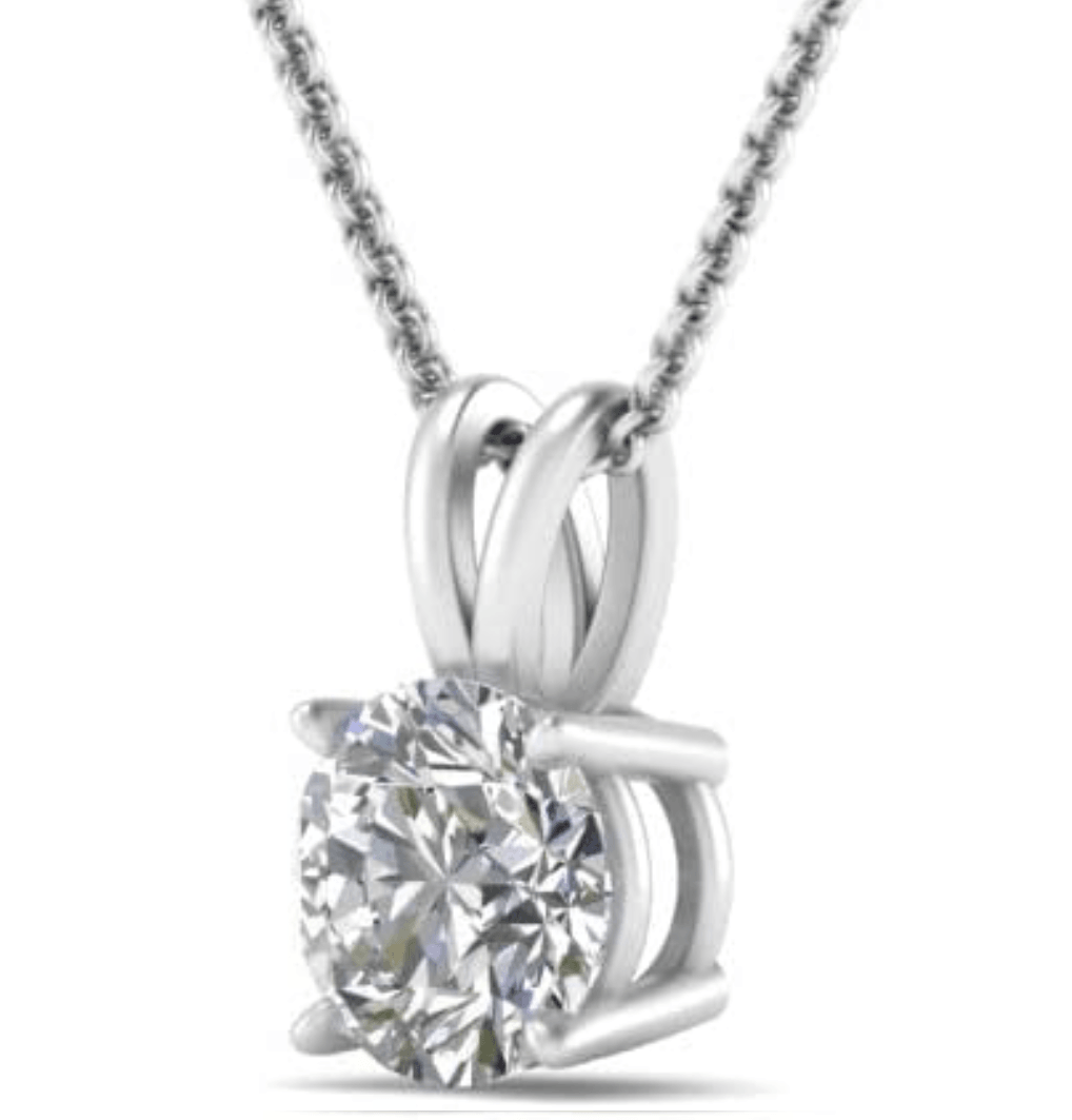 2 carat lab grown diamond necklace - Shilat 