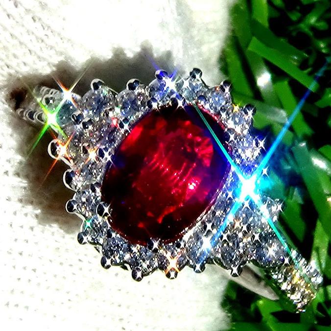 Red Ruby ring - Shilat