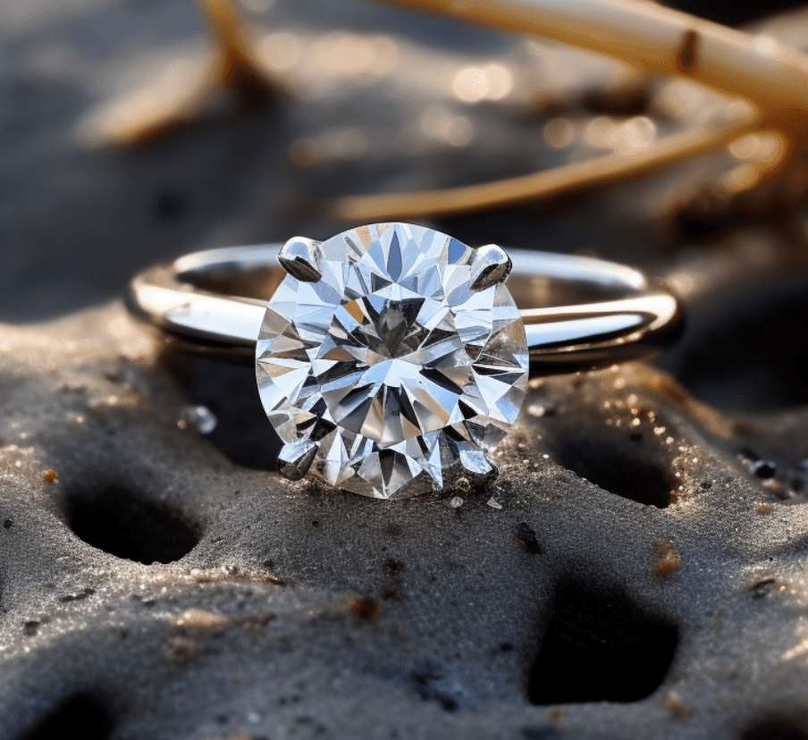 2ct Engagement rings with lab diamonds - Shilatjewelers