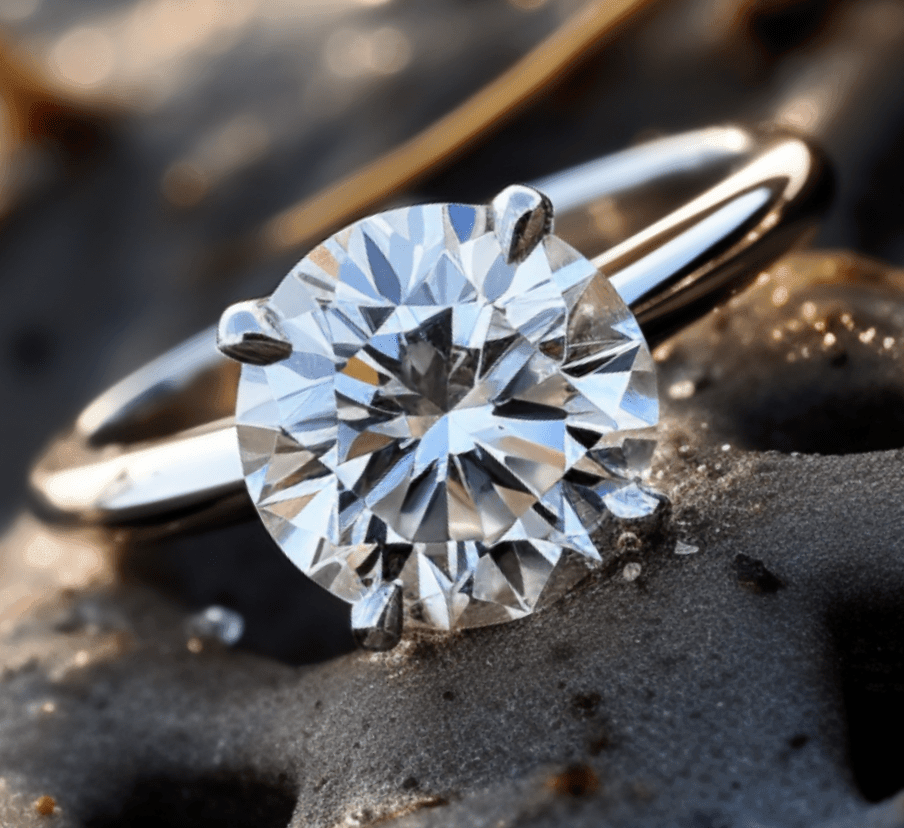 2ct Engagement rings with lab diamonds - Shilatjewelers