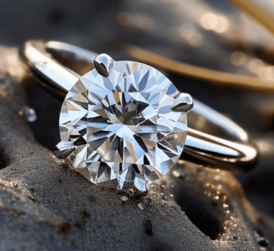 2ct Engagement rings with lab diamonds - Shilatjewelers