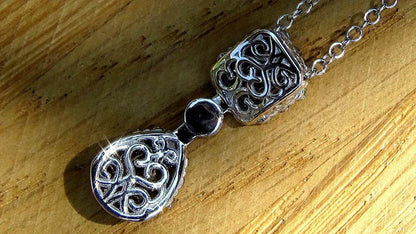 yellow diamond necklace pendant 14k 1.30ct - Shilat 