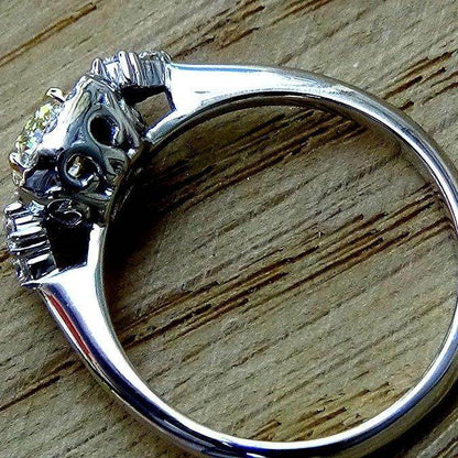 Fancy yellow diamond engagement rings 0.87ct - Shilat 