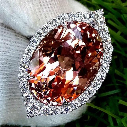 Ring with morganite - Shilat 