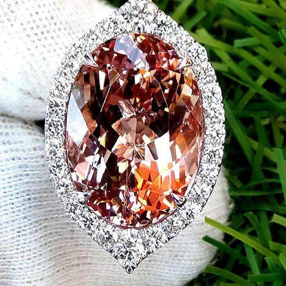 Ring with morganite - Shilat 