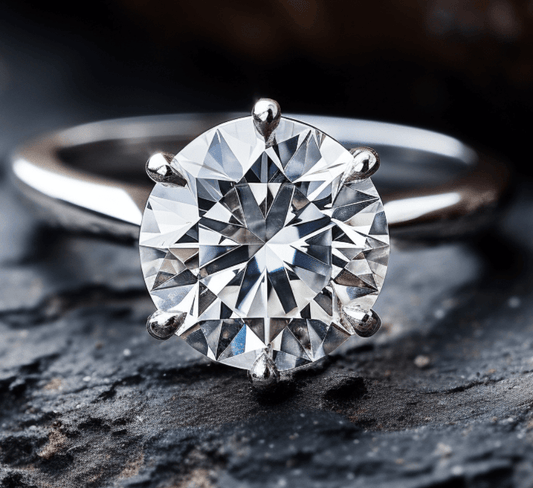 2  Carat engagement rings with lab diamonds