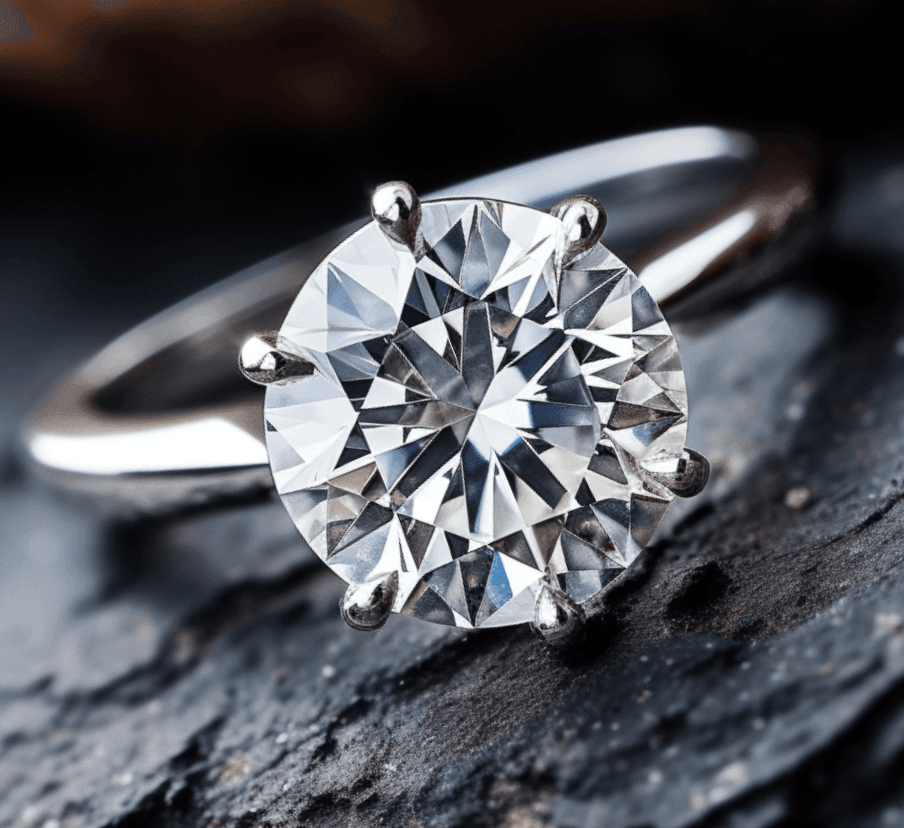 2  Carat engagement rings with lab diamonds