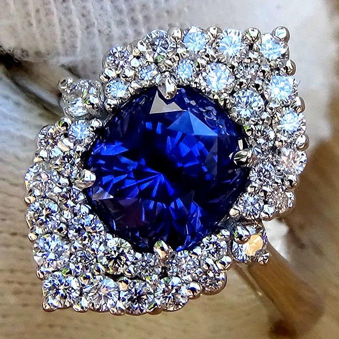  blue sapphire ring - Shilat