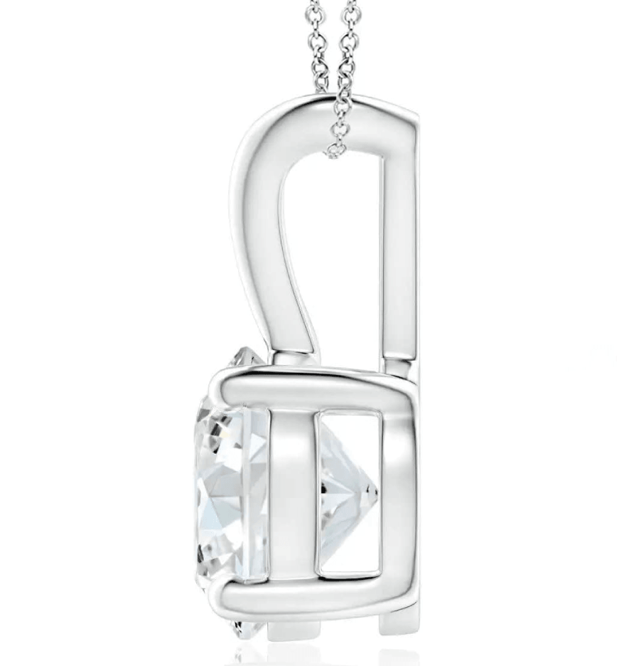 lab diamond pendant necklace 