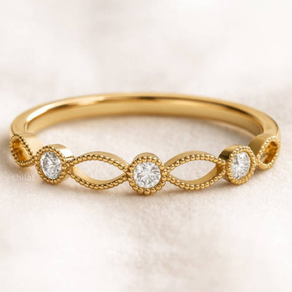 yellow gold diamond ring 