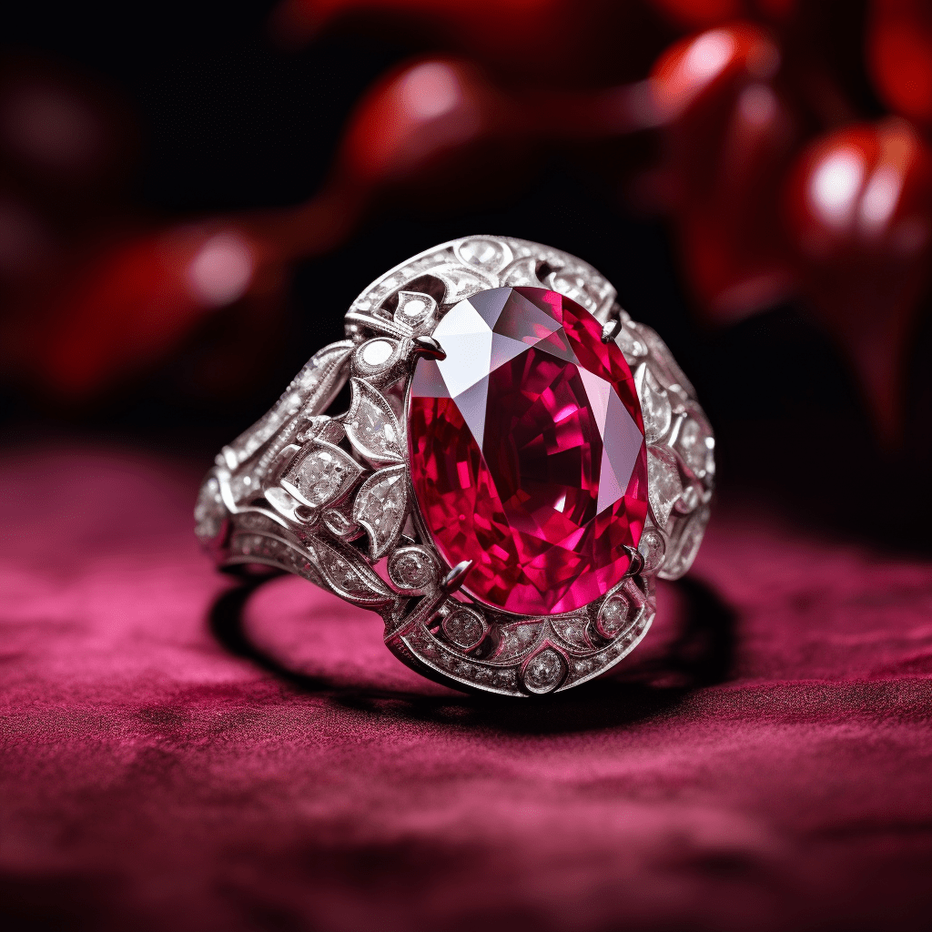diamond ruby ring 