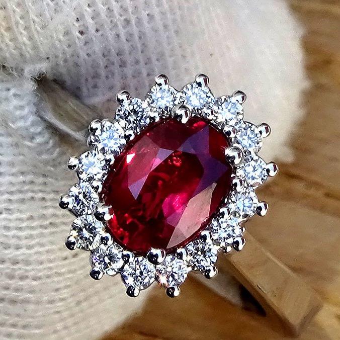 Ruby ring gold  - Shilat