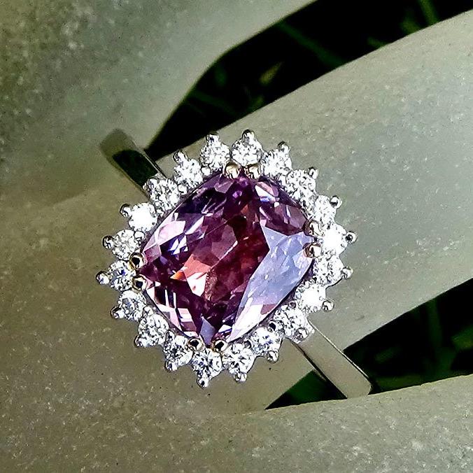  Pink sapphire ring 14k - Shilat