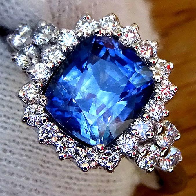 sapphire ring 14k gold - Shilat