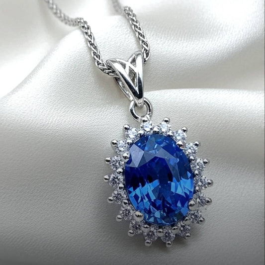 sapphire pendant 