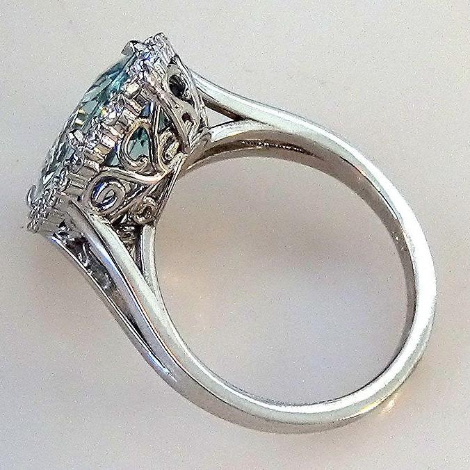 Aquamarine ring 14k - Shilat