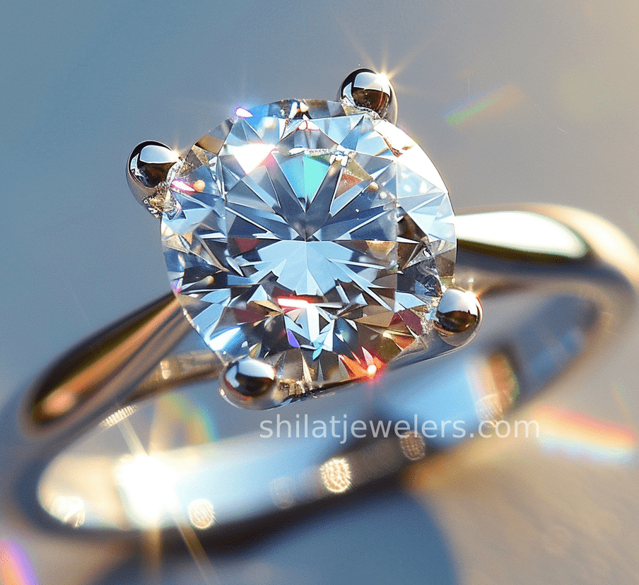 lab created diamond engagement rings