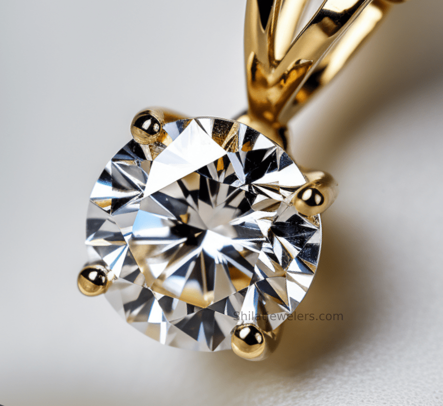 lab grown diamonds necklace 2.0 carat - Shilatjewelers