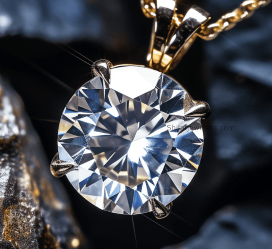 Lab grown necklace 2.0ct diamond pendant - Shilatjewelers