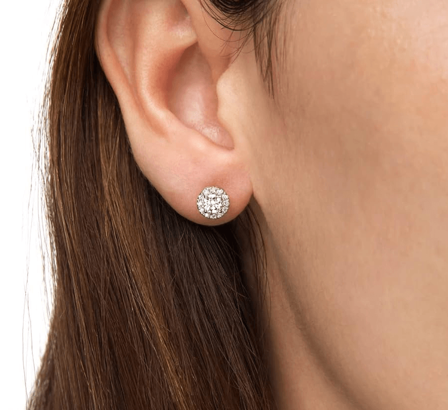 Lab grown 1 ct diamond earrings - Shilat 