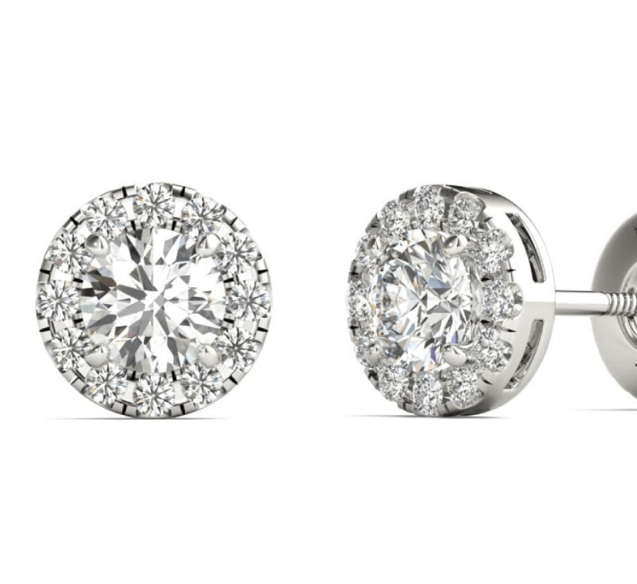 Lab grown 1 ct diamond earrings - Shilat 