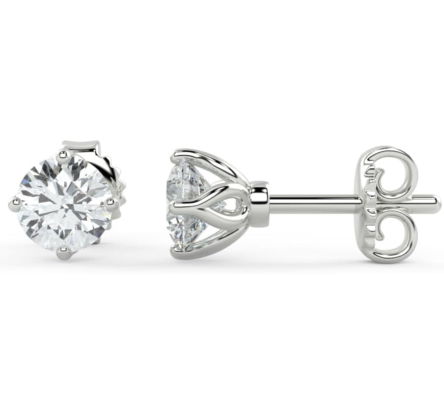 Lab grown diamond studs earrings - Shilat 