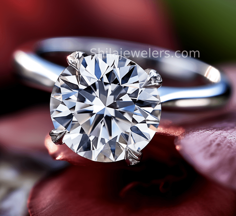 Man made diamond engagement rings