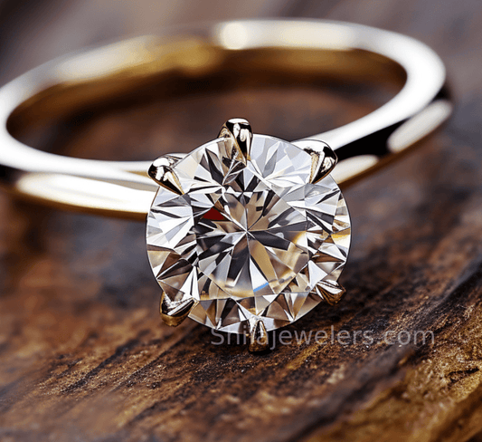 Laboratory grown diamond rings