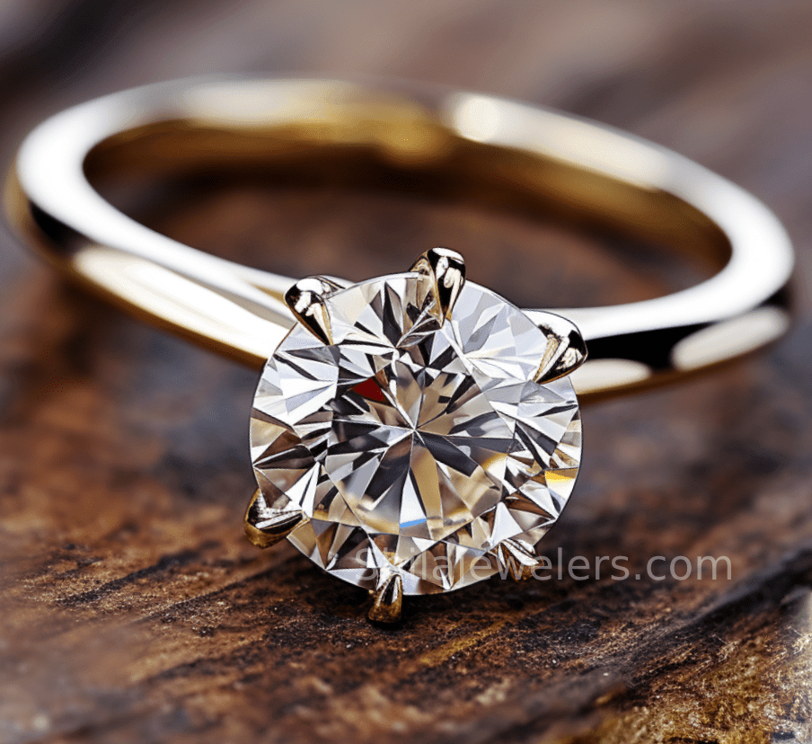 Laboratory grown diamond rings